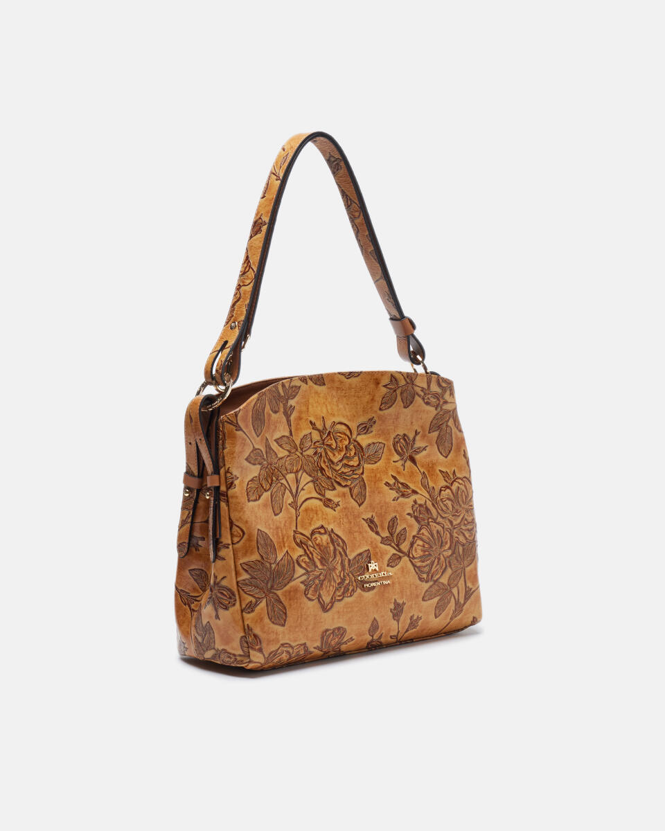 SCHULTERTASCHE Beige  - Schultertaschen - Damen Taschen - Tasche - Cuoieria Fiorentina