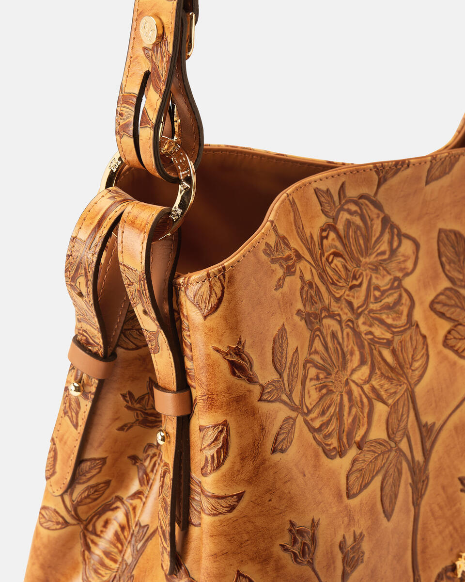 SCHULTERTASCHE Beige  - Schultertaschen - Damen Taschen - Tasche - Cuoieria Fiorentina