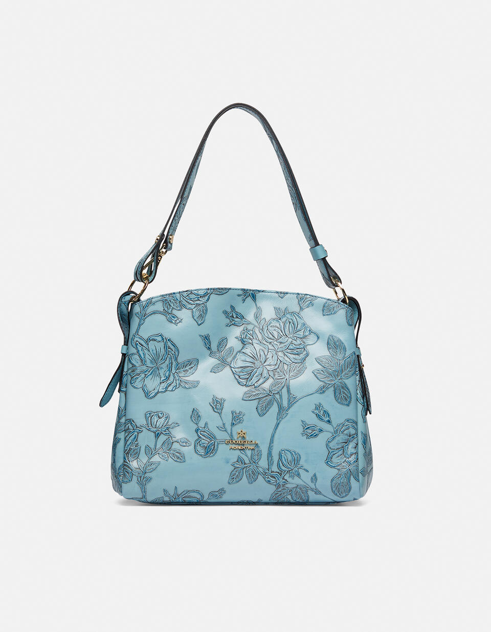 HOBO BAG Hellblau  - Schultertaschen - Damen Taschen - Tasche - Cuoieria Fiorentina