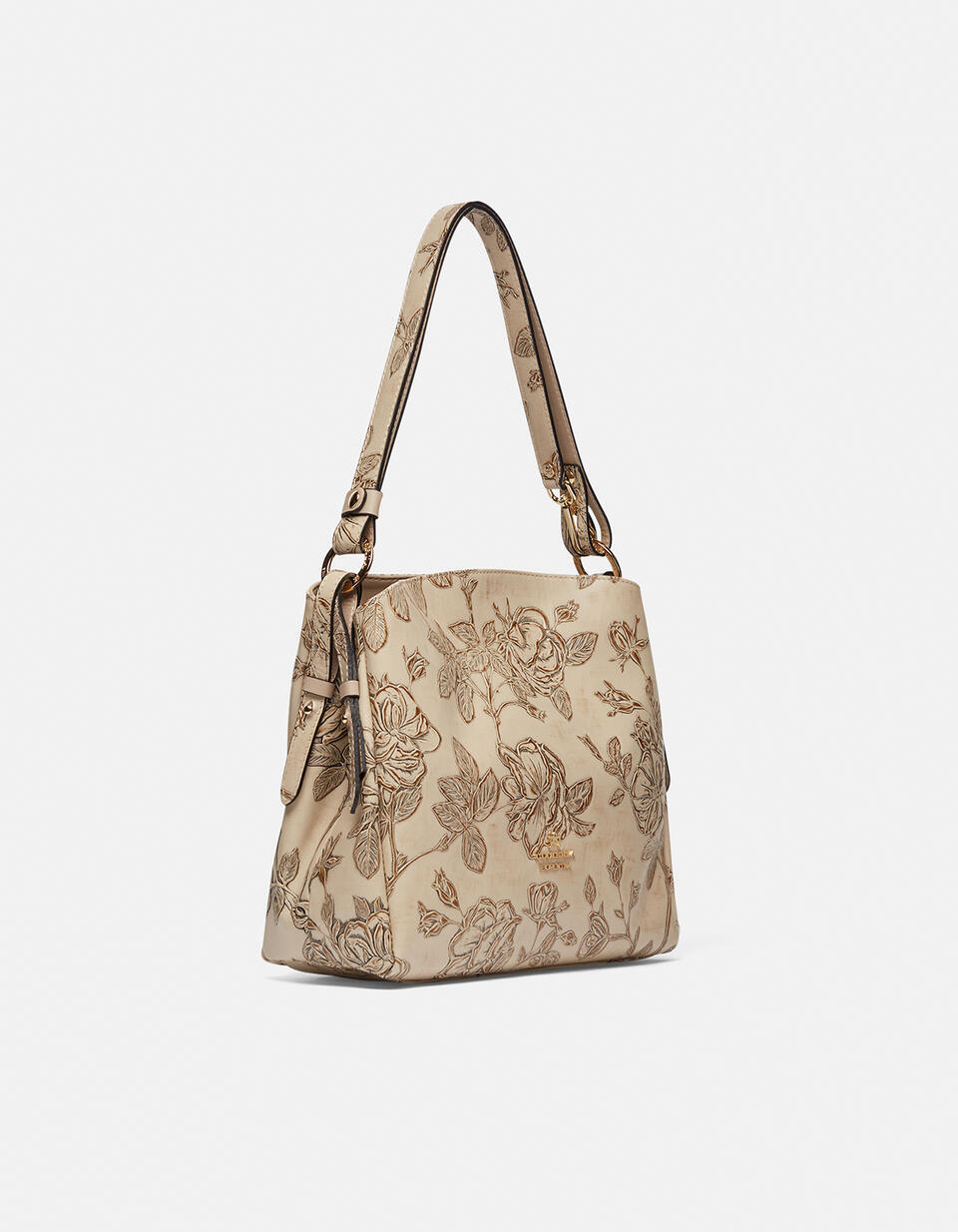 HOBO BAG Taupe  - Schultertaschen - Damen Taschen - Tasche - Cuoieria Fiorentina