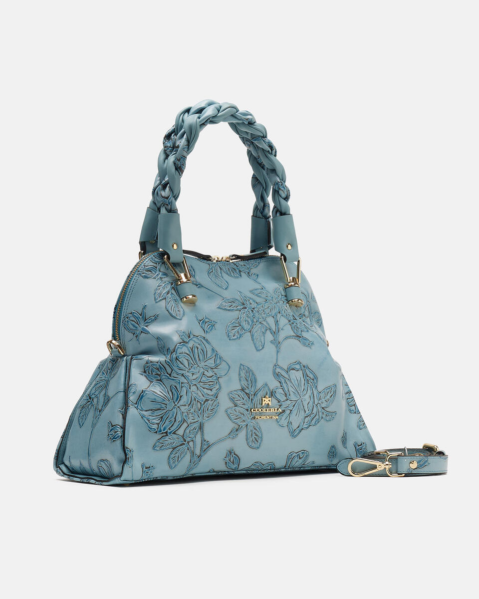 HANDTASCHE Hellblau  - Handtaschen - Damen Taschen - Tasche - Cuoieria Fiorentina