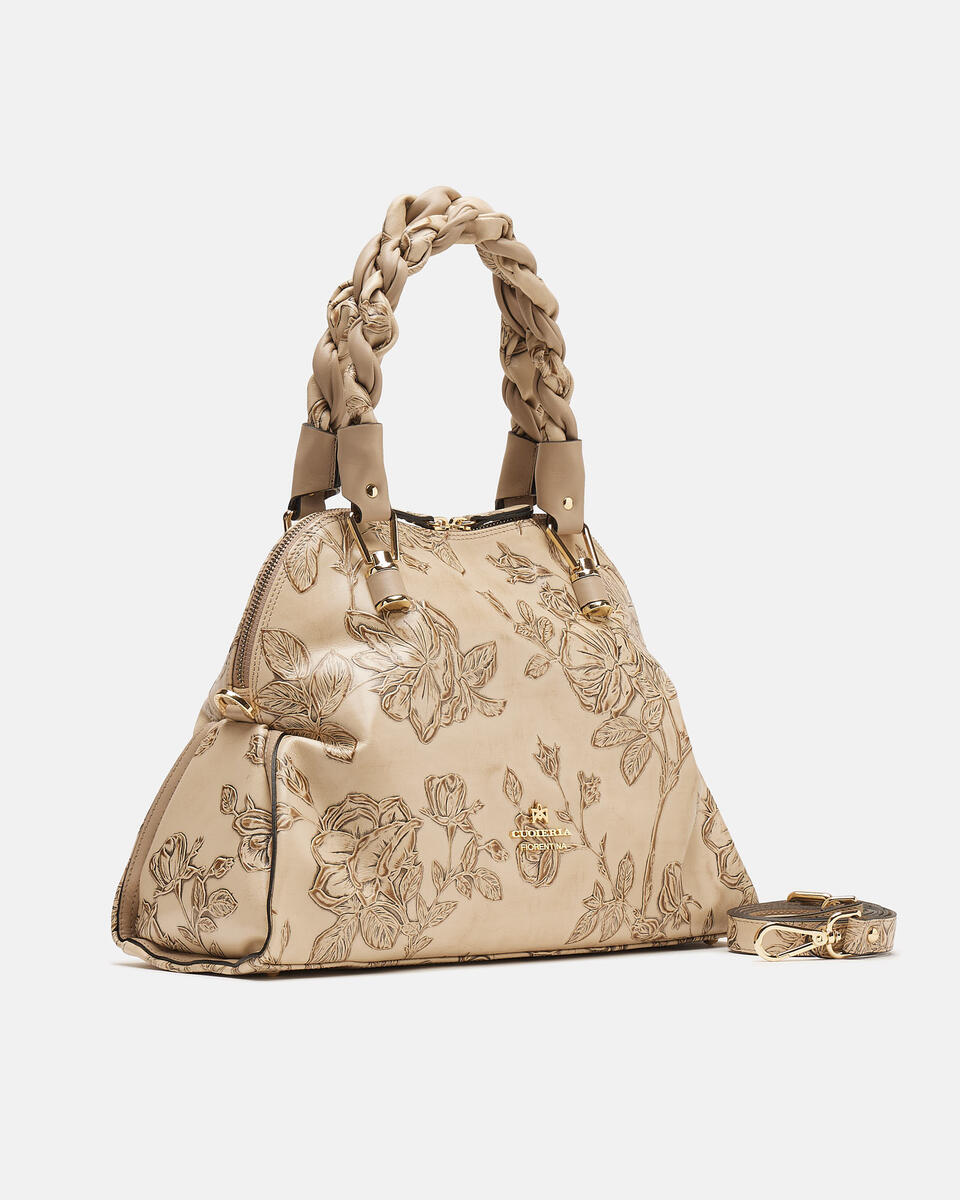 HANDTASCHE Taupe  - Handtaschen - Damen Taschen - Tasche - Cuoieria Fiorentina