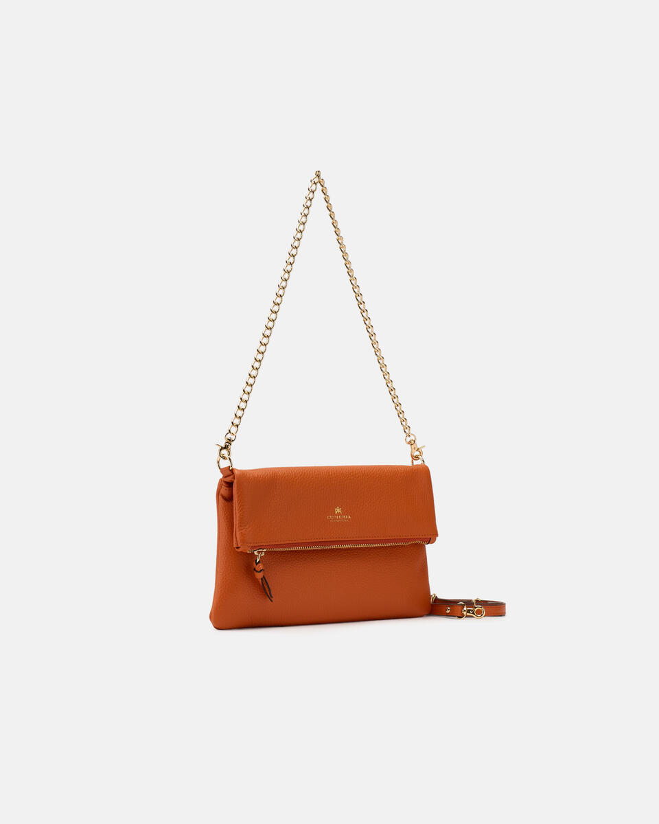 Kleine SchulterTasche Orange  - Schultergut - Damen Taschen - Tasche - Cuoieria Fiorentina