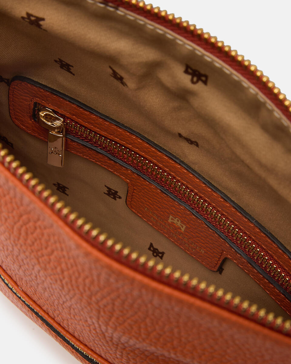 Kleine SchulterTasche Orange  - Schultergut - Damen Taschen - Tasche - Cuoieria Fiorentina