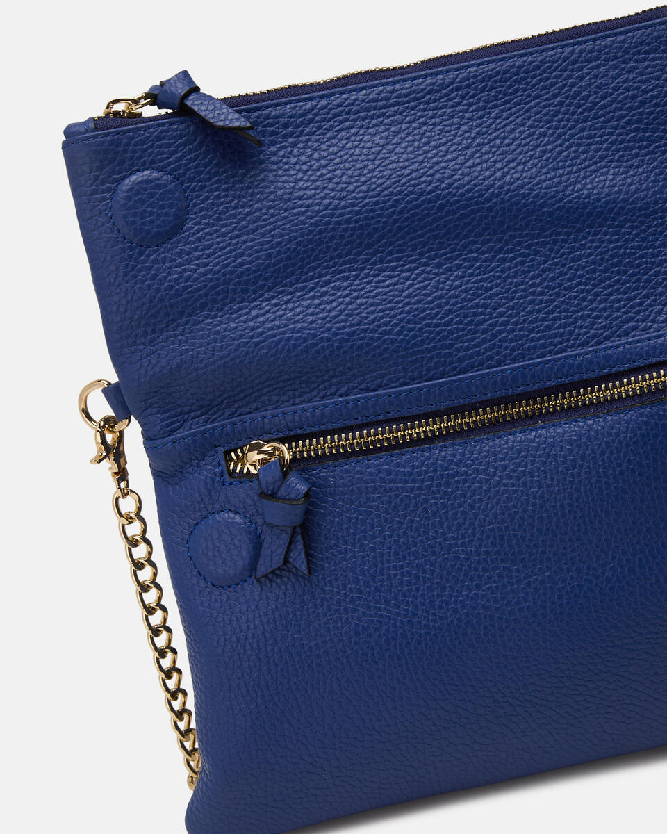 Kleine SchulterTasche Blitzblau  - Schultergut - Damen Taschen - Tasche - Cuoieria Fiorentina