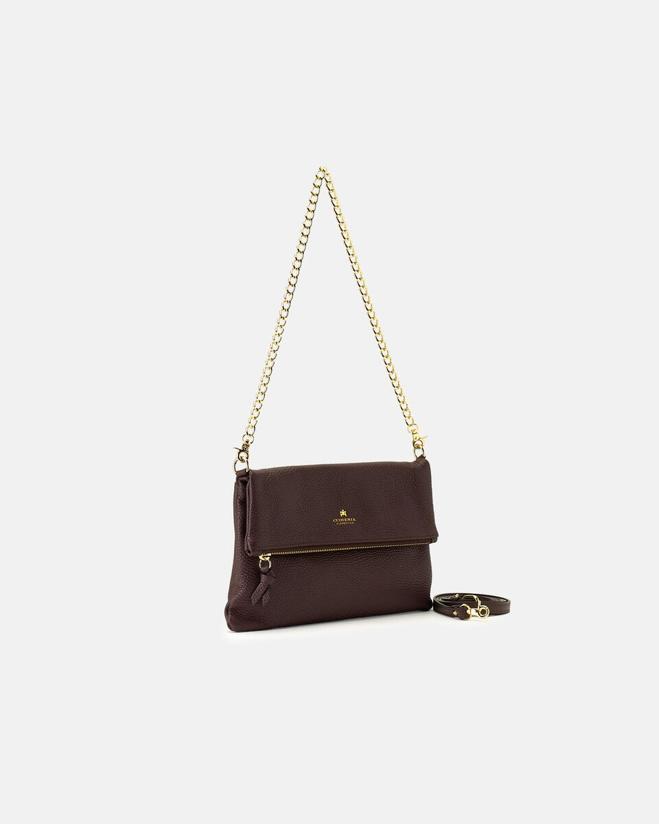 Kleine SchulterTasche Coffee  - Cuoieria Fiorentina
