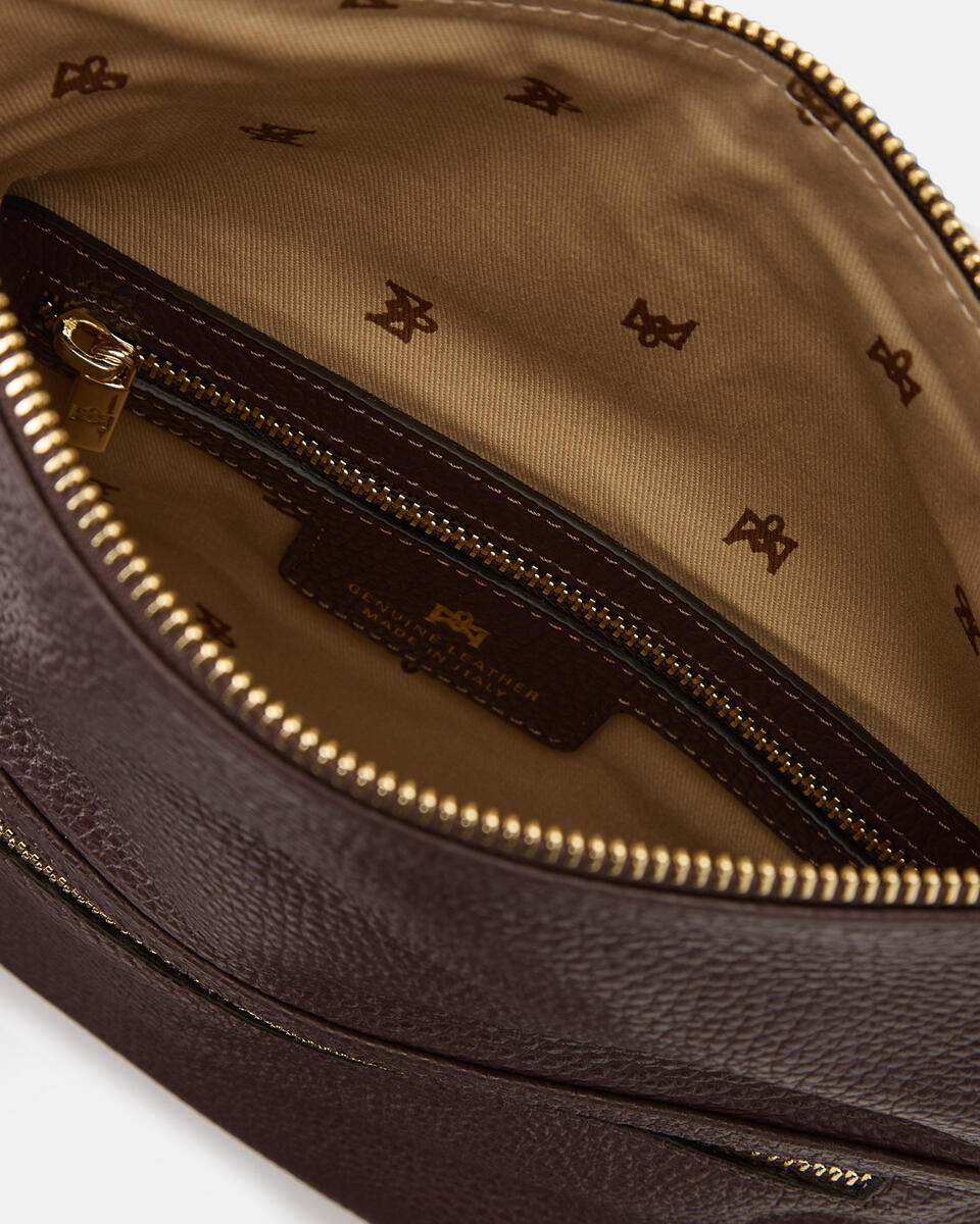 Kleine SchulterTasche Coffee  - Cuoieria Fiorentina