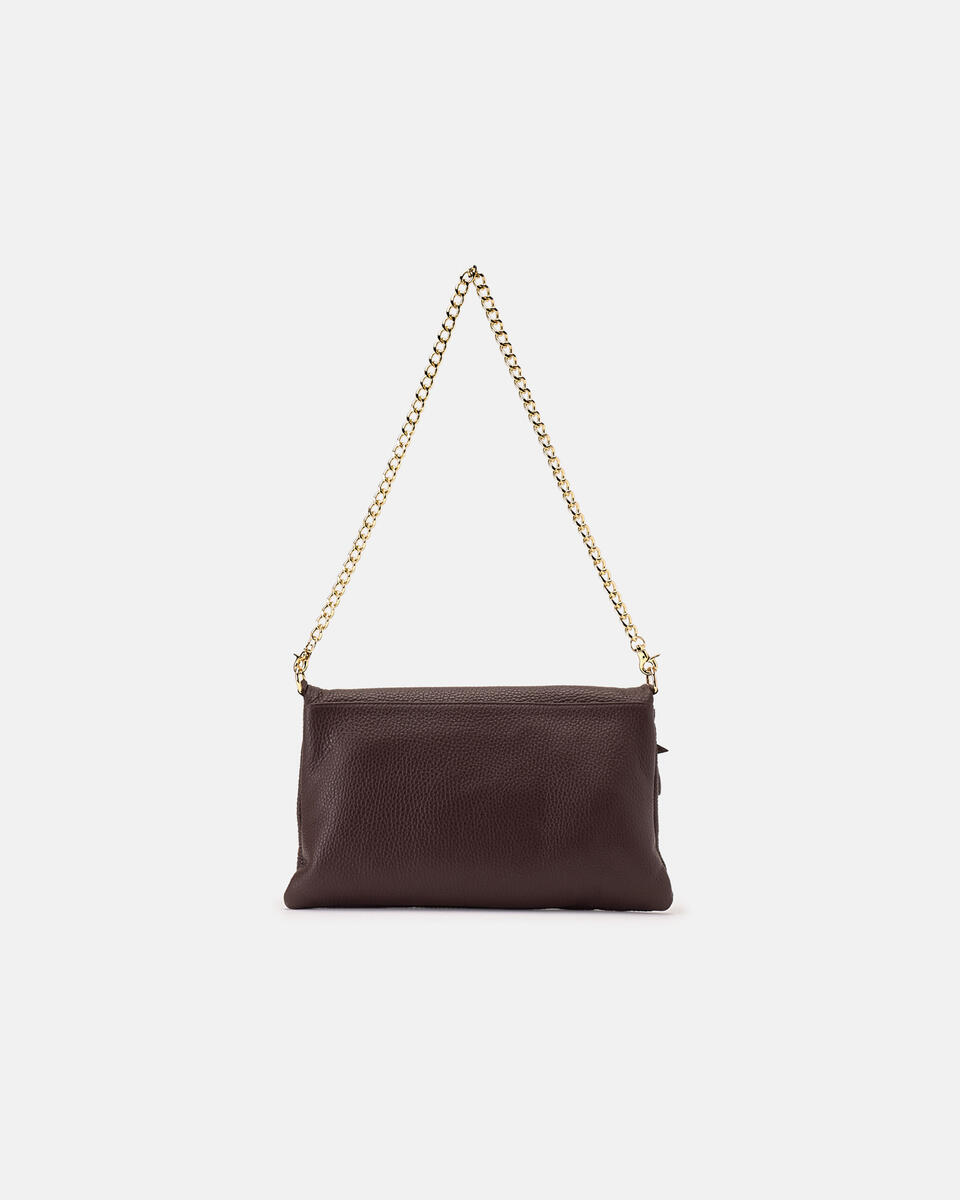 Kleine SchulterTasche Coffee  - Cuoieria Fiorentina