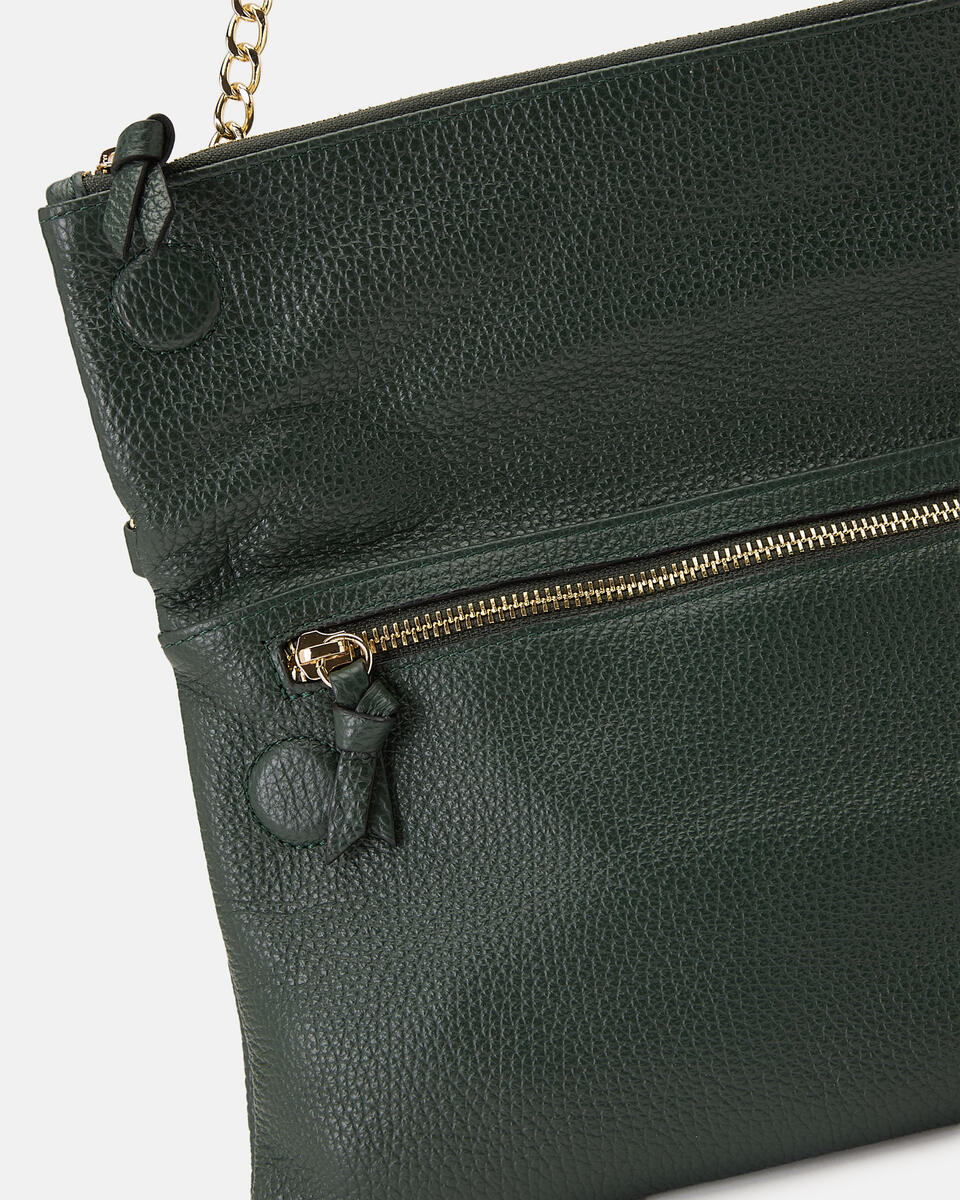 Kleine SchulterTasche Moos  - Cuoieria Fiorentina
