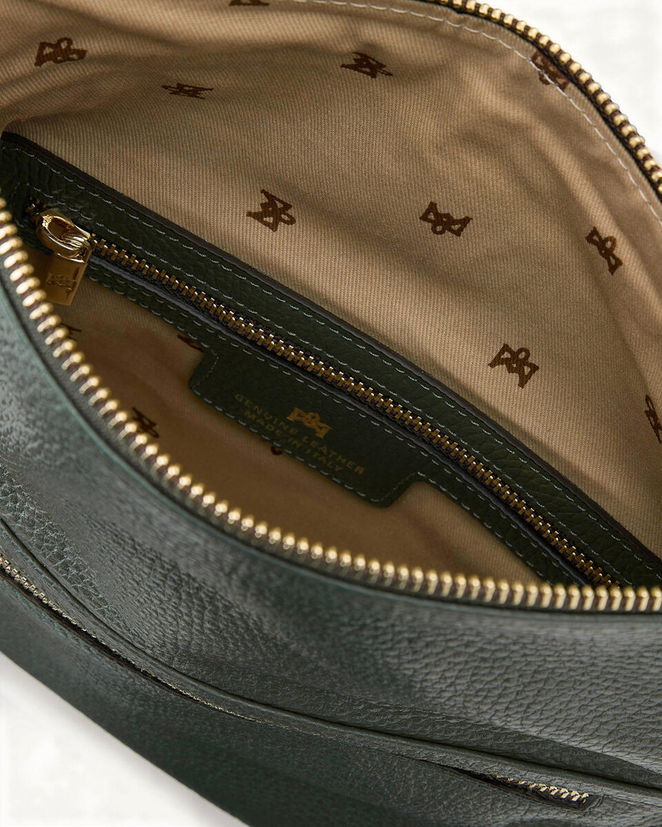 Kleine SchulterTasche Moos  - Cuoieria Fiorentina