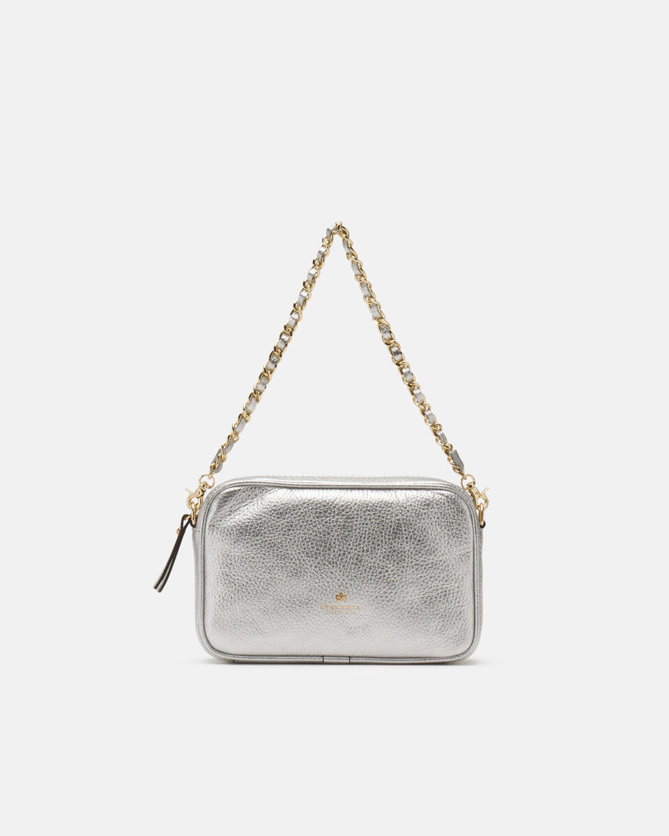 Camera bag Silber  - Tasche - Special Price - Cuoieria Fiorentina