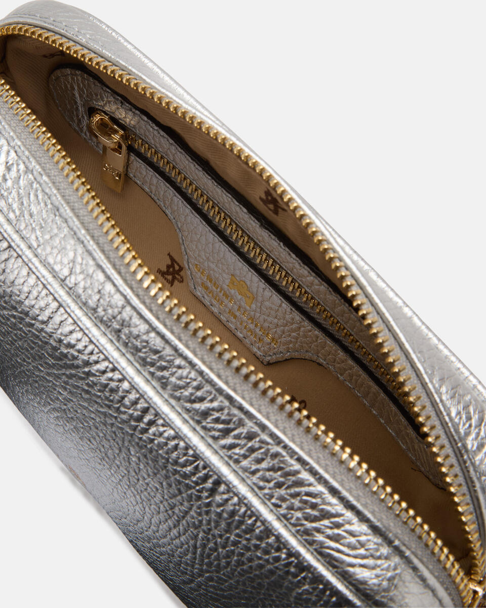 Camera bag Silber  - Tasche - Special Price - Cuoieria Fiorentina