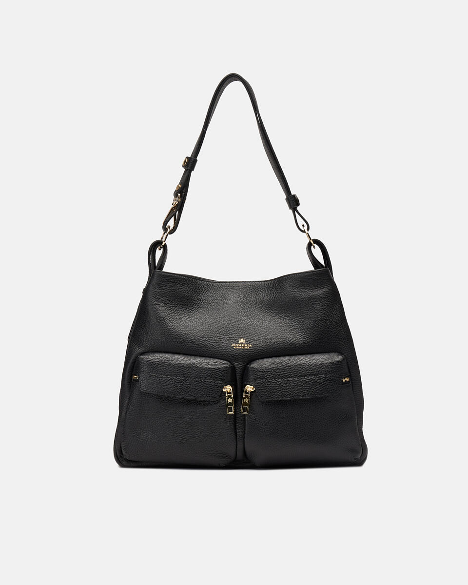 SCHULTERTASCHE Schwarz  - Schultertaschen - Damen Taschen - Tasche - Cuoieria Fiorentina