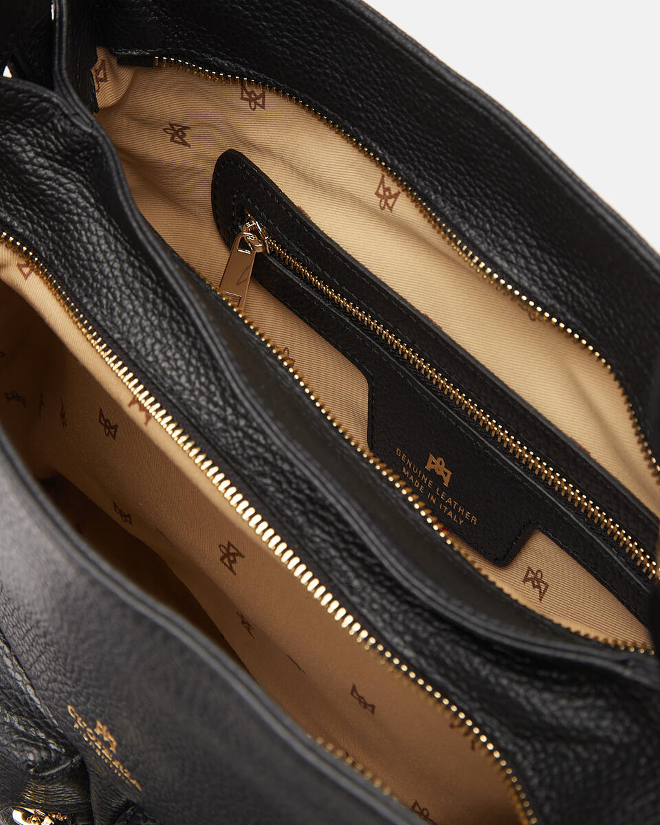 SCHULTERTASCHE Schwarz  - Schultertaschen - Damen Taschen - Tasche - Cuoieria Fiorentina