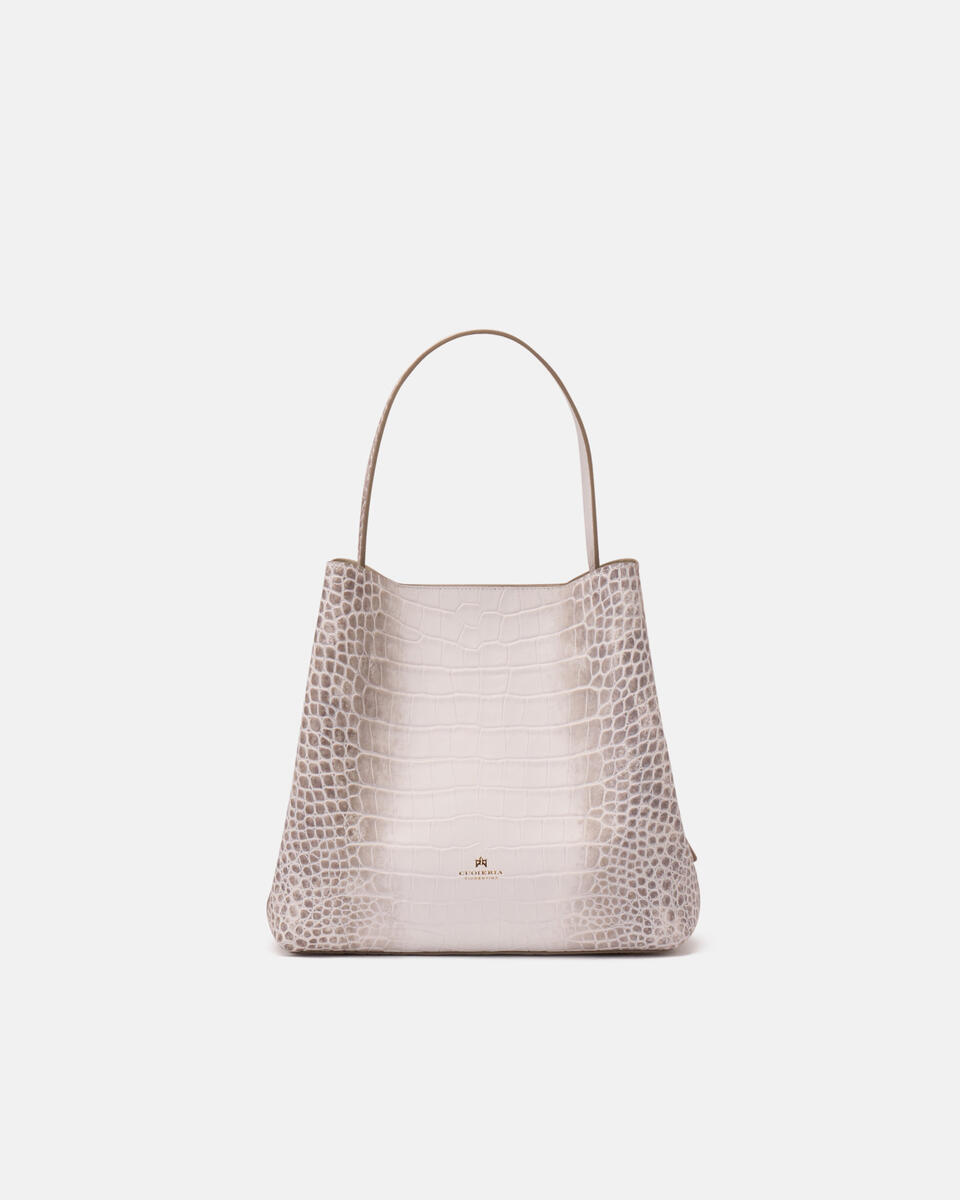 EIMERTASCHE Elfenbein  - Eimertaschen - Damen Taschen - Tasche - Cuoieria Fiorentina
