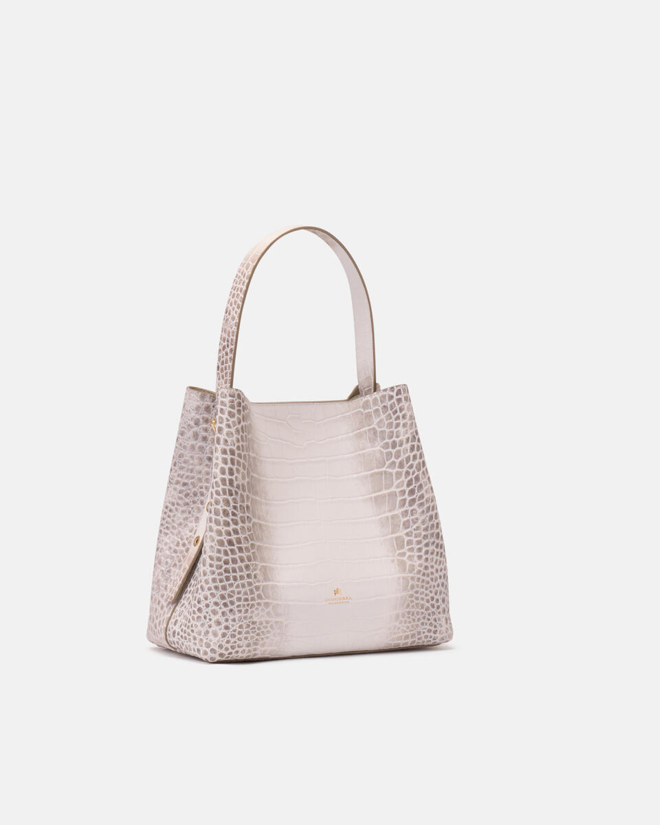 EIMERTASCHE Elfenbein  - Eimertaschen - Damen Taschen - Tasche - Cuoieria Fiorentina