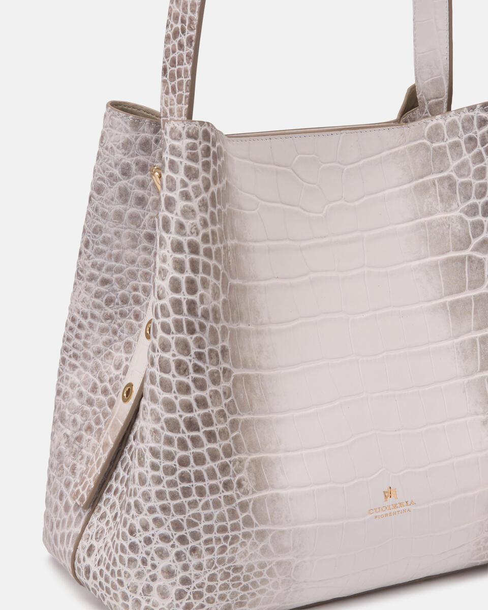 EIMERTASCHE Elfenbein  - Eimertaschen - Damen Taschen - Tasche - Cuoieria Fiorentina