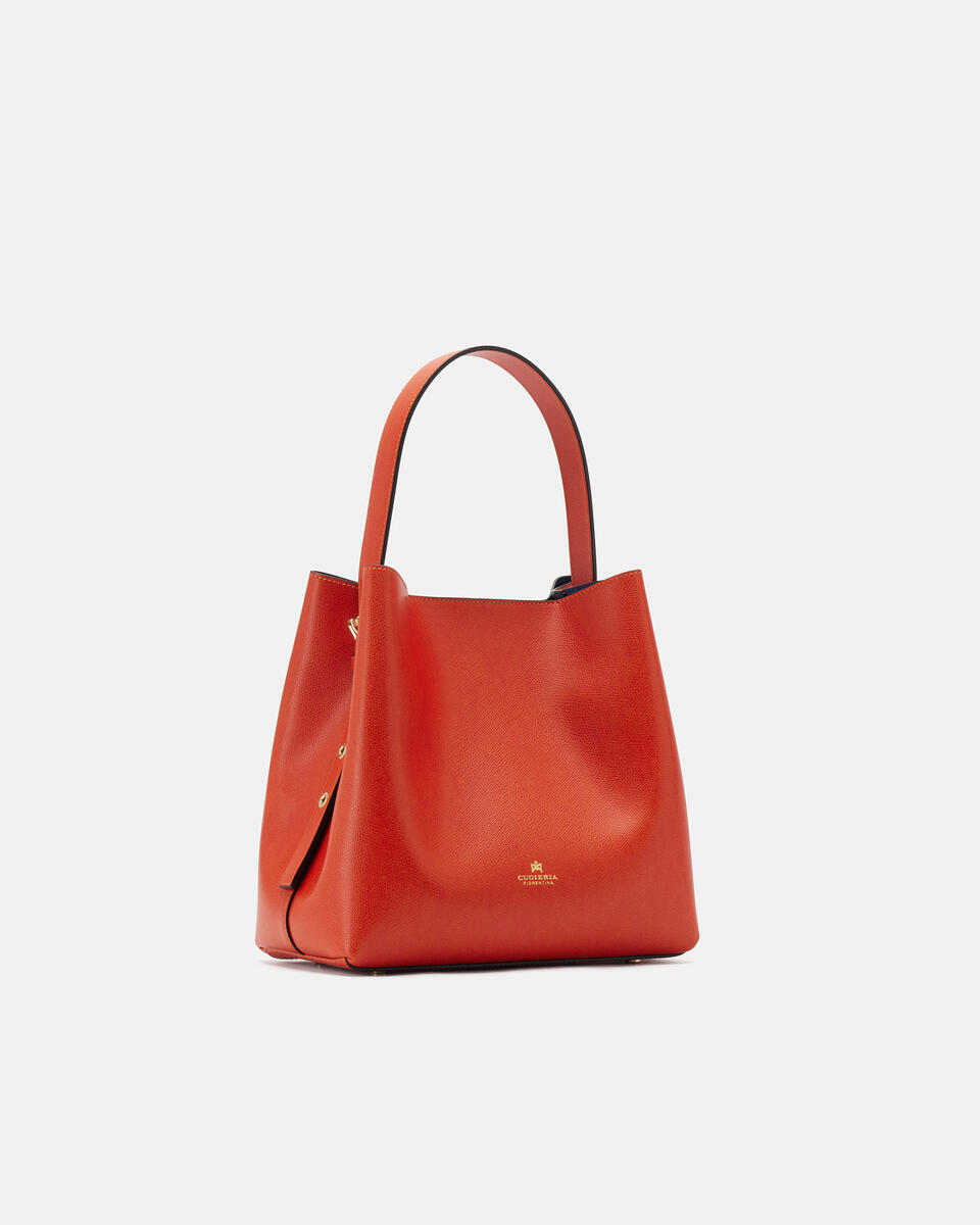 EIMERTASCHE Gebrannte orange  - Eimertaschen - Damen Taschen - Tasche - Cuoieria Fiorentina