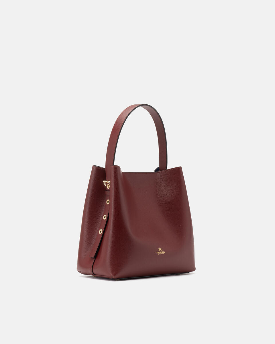EIMERTASCHE Bordeaux  - Eimertaschen - Damen Taschen - Tasche - Cuoieria Fiorentina