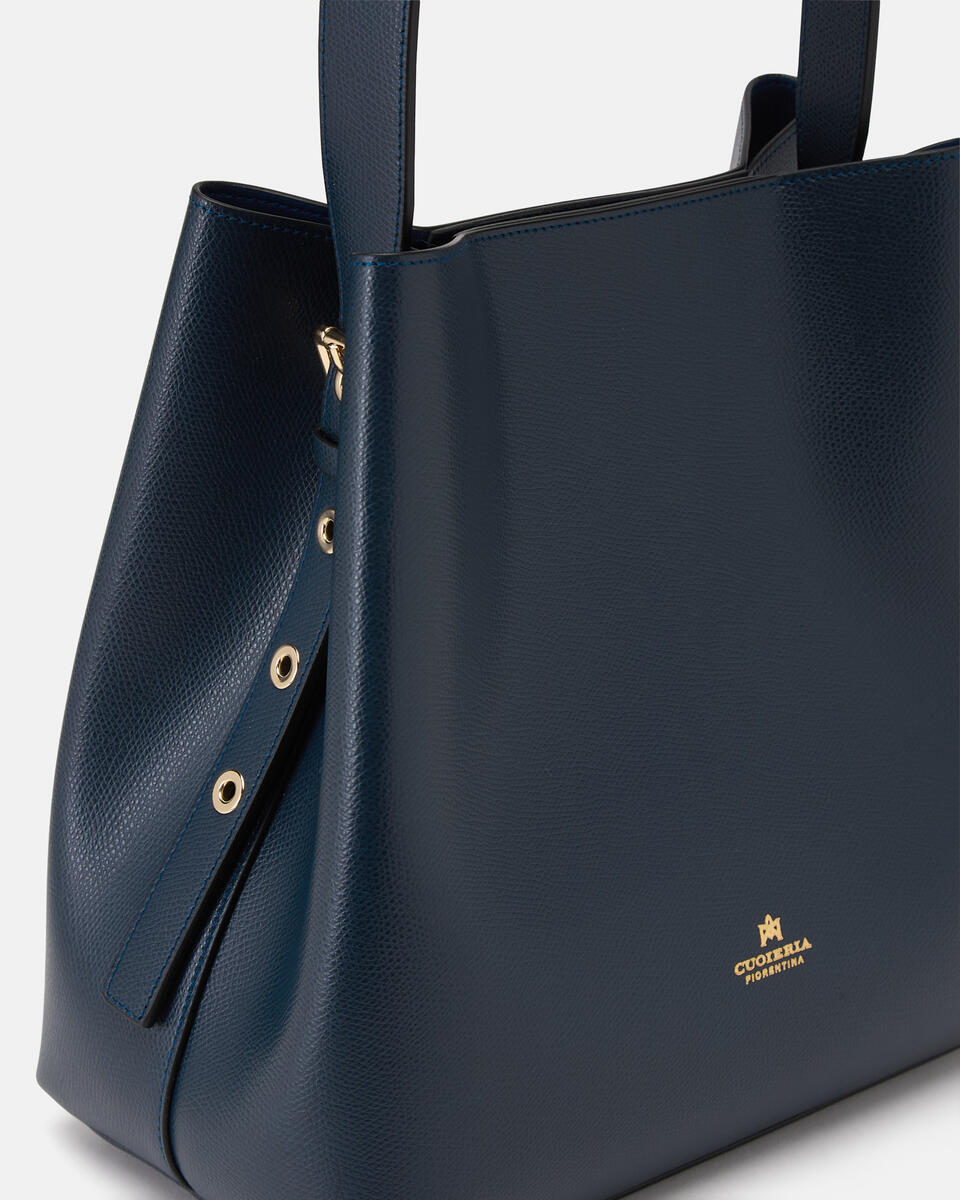 EIMERTASCHE Navy  - Eimertaschen - Damen Taschen - Tasche - Cuoieria Fiorentina