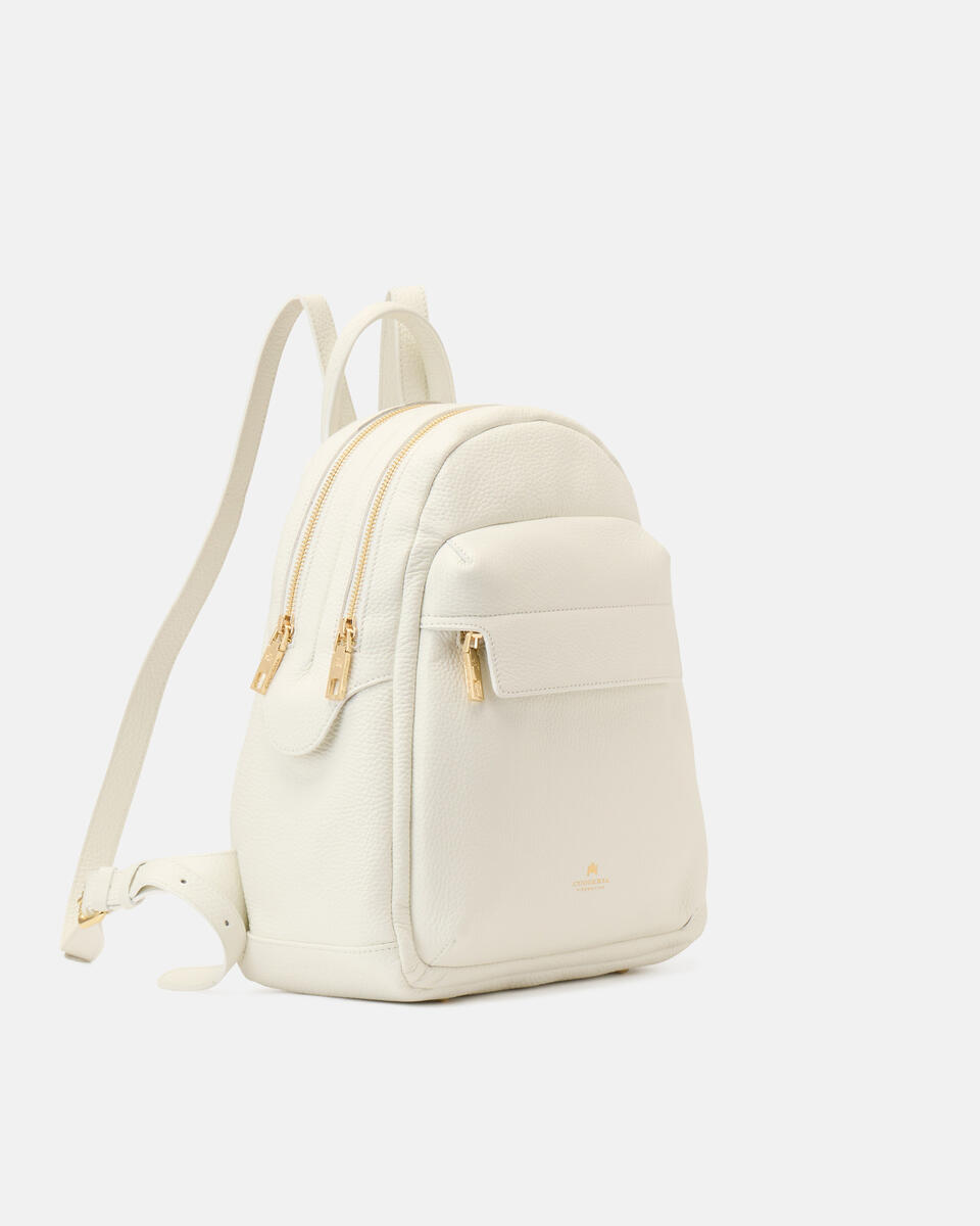 Rucksack Weiss  - Rucksack - Damen Taschen - Tasche - Cuoieria Fiorentina