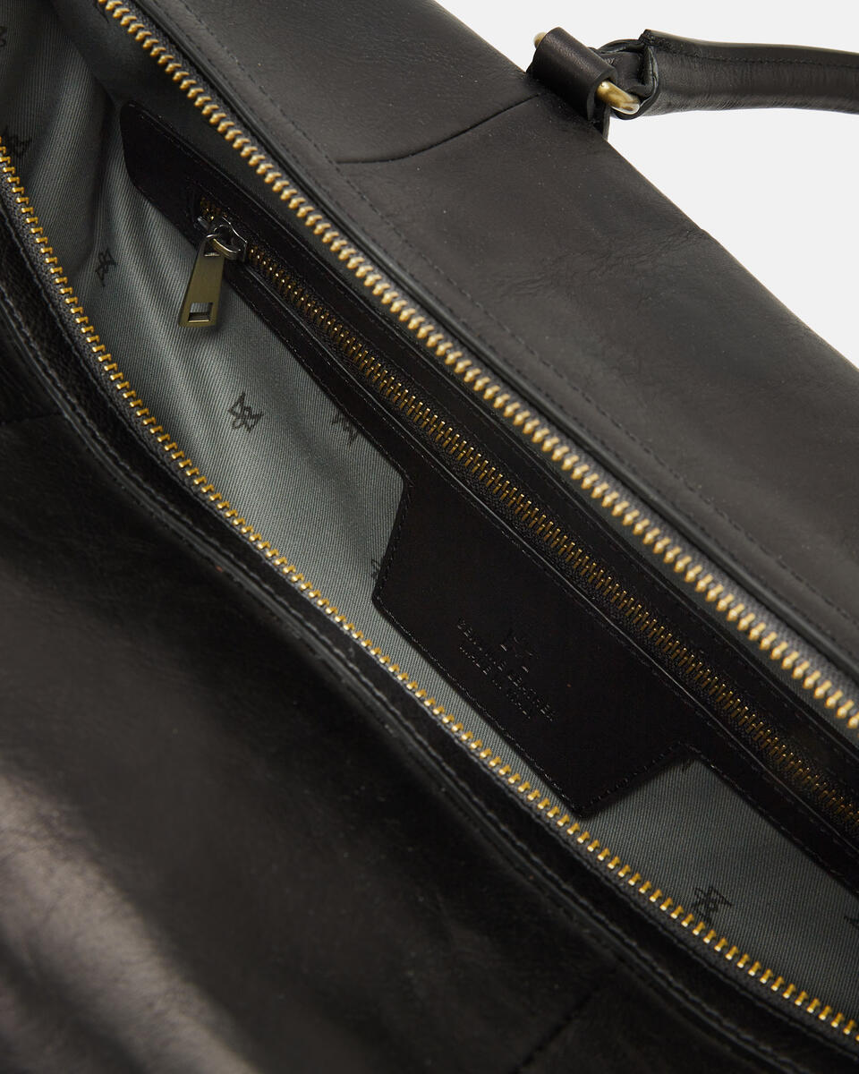 WEEKEND BAG Schwarz  - Reisentaschen - Reisentaschen - Cuoieria Fiorentina