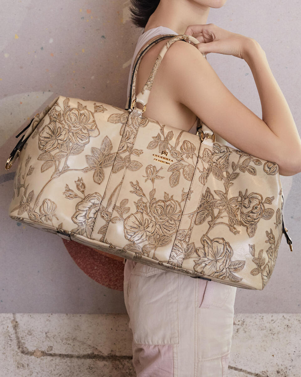 Weekender Beige  - Reisentaschen - Reisentaschen - Cuoieria Fiorentina