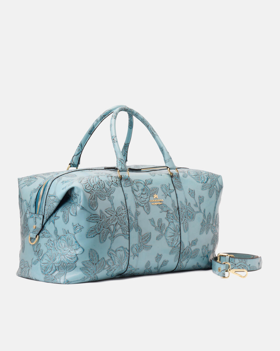 Weekender Hellblau  - Cuoieria Fiorentina