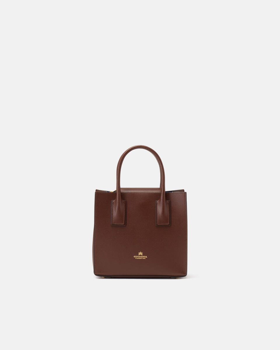 KLEINE HANDTASCHE Schokolade  - Cuoieria Fiorentina