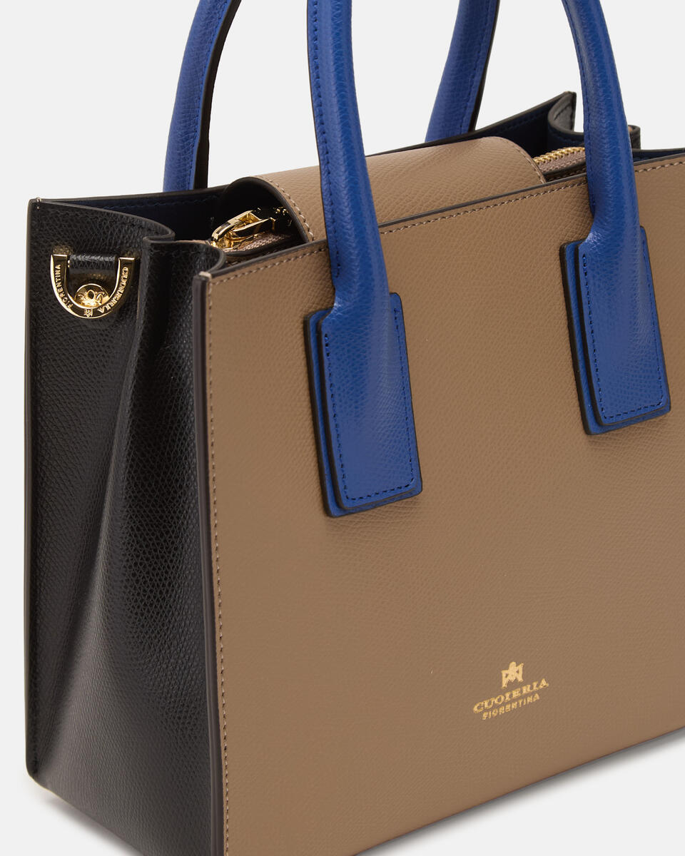 kleine handtasche Desertschwarzbluette  - Mini Bags - Damen Taschen - Tasche - Cuoieria Fiorentina