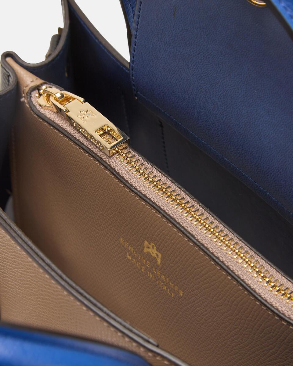 kleine handtasche Desertschwarzbluette  - Mini Bags - Damen Taschen - Tasche - Cuoieria Fiorentina