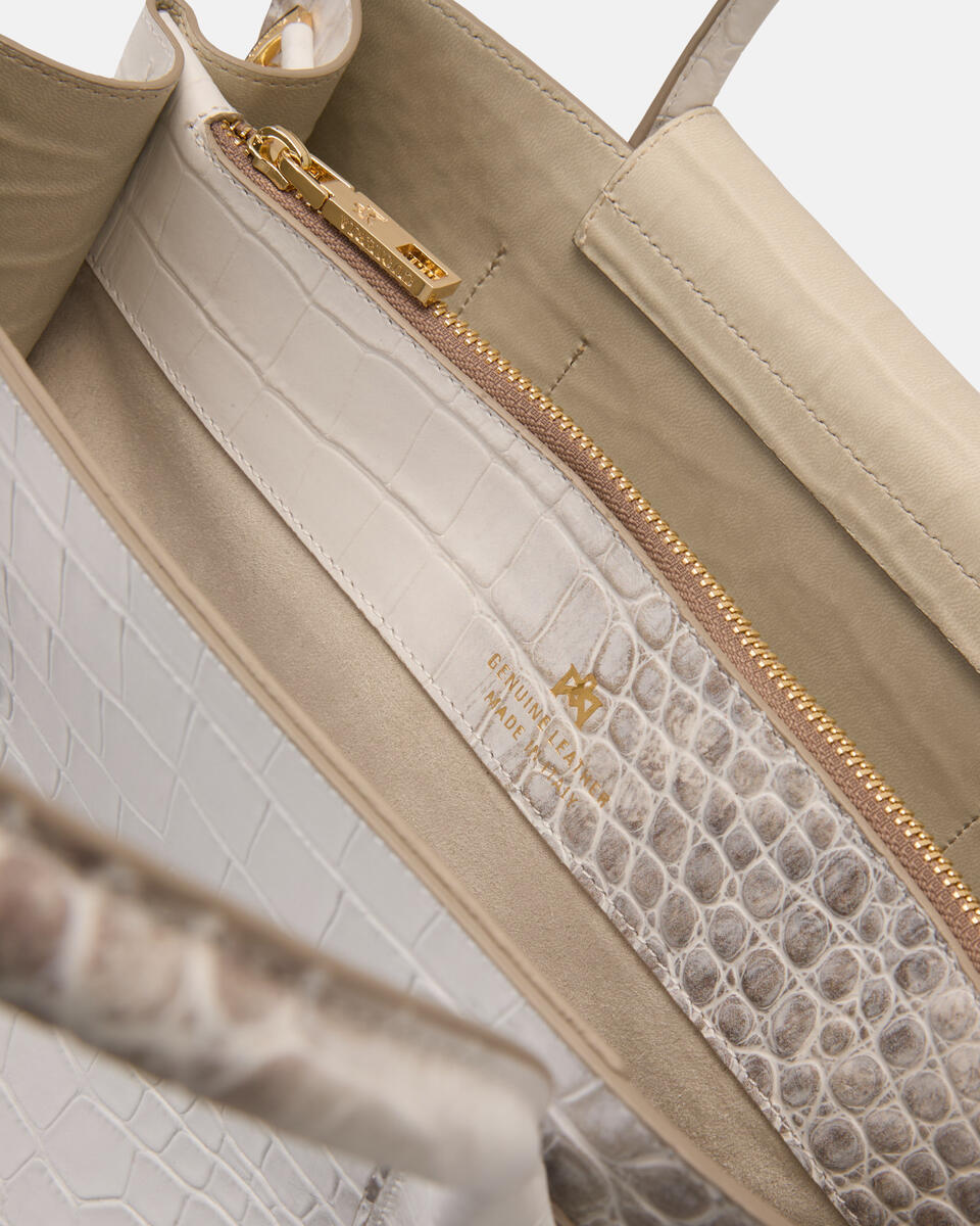 HANDTASCHE Elfenbein  - Handtaschen - Damen Taschen - Tasche - Cuoieria Fiorentina