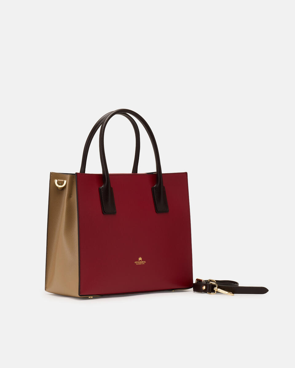 HANDTASCHE Cherrydesertdunkelbraun  - Cuoieria Fiorentina
