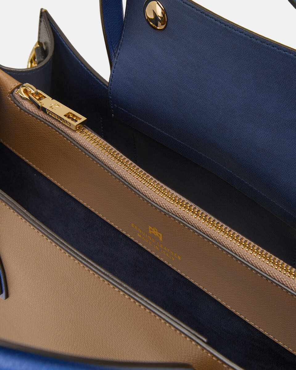 HANDTASCHE Desertschwarzbluette  - Handtaschen - Damen Taschen - Tasche - Cuoieria Fiorentina