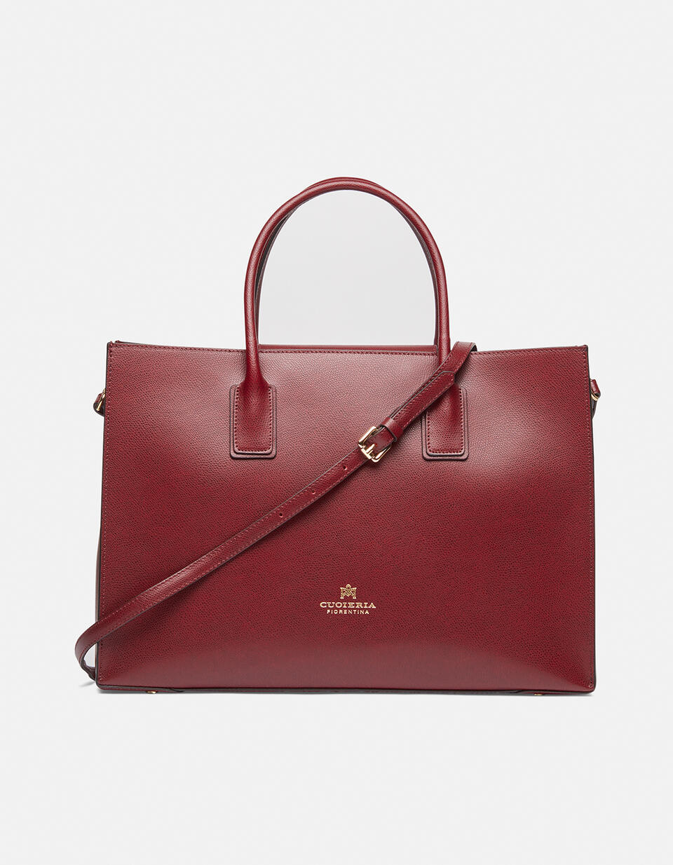 Große tote bag Bordeaux  - Tote Bag - Damen Taschen - Tasche - Cuoieria Fiorentina