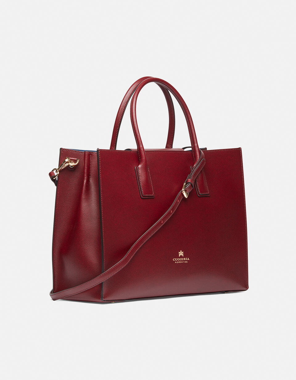 Große tote bag Bordeaux  - Tote Bag - Damen Taschen - Tasche - Cuoieria Fiorentina