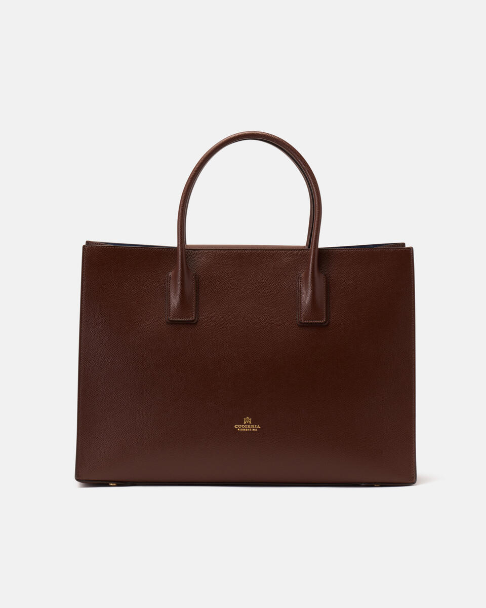 GROSSE HANDTASCHE Schokolade  - Cuoieria Fiorentina