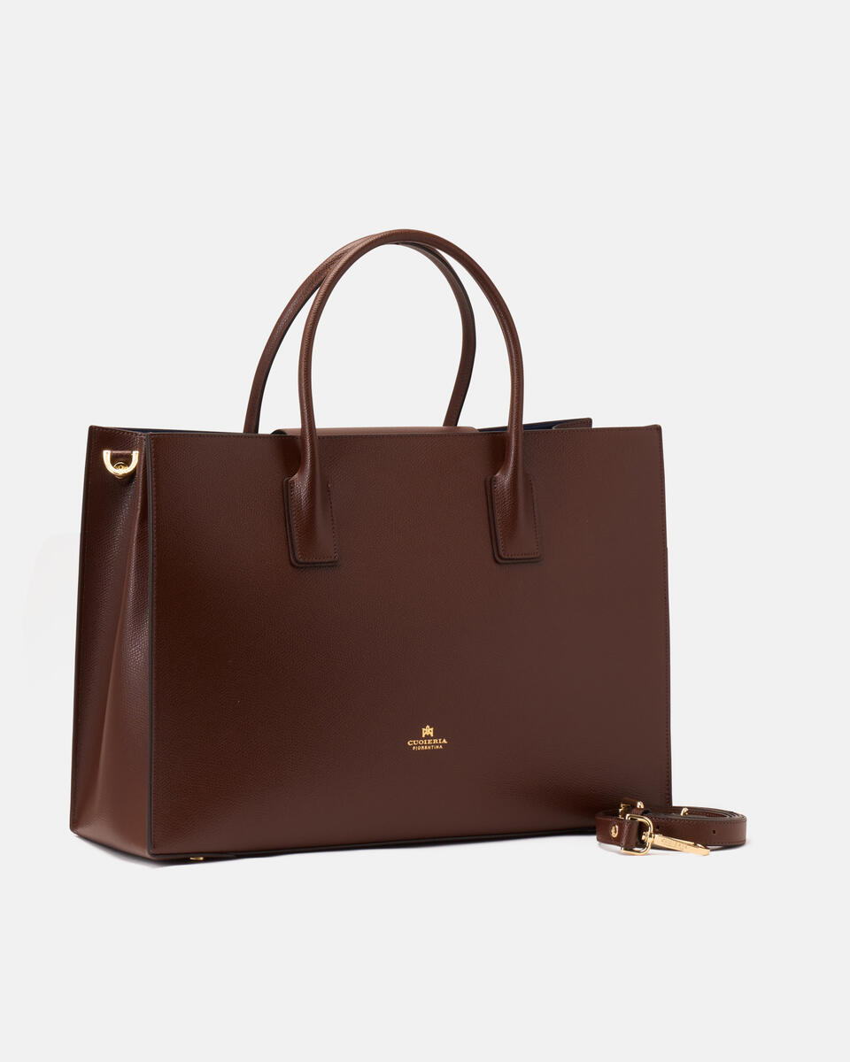 GROSSE HANDTASCHE Schokolade  - Cuoieria Fiorentina