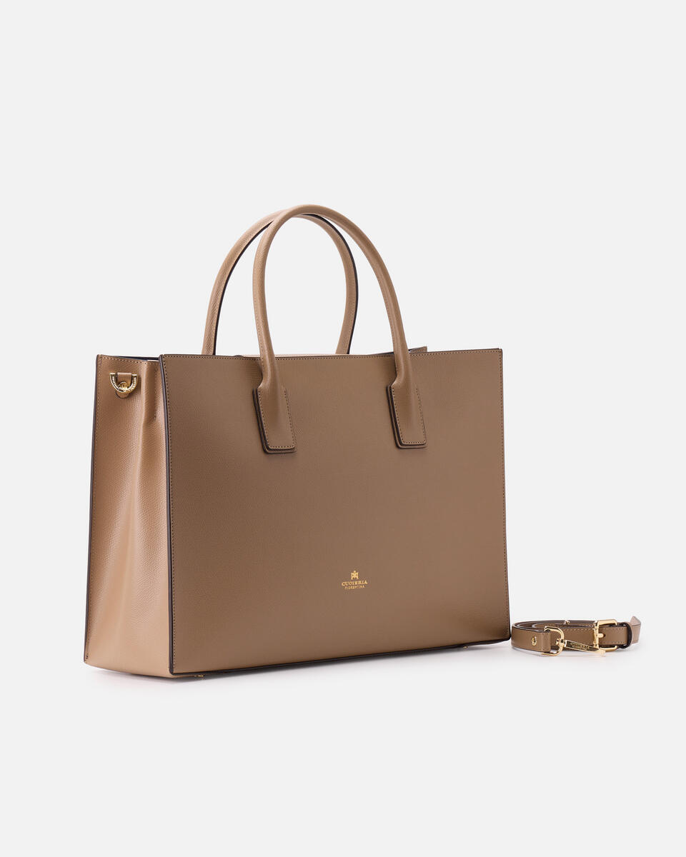 GROSSE HANDTASCHE Desert  - Cuoieria Fiorentina