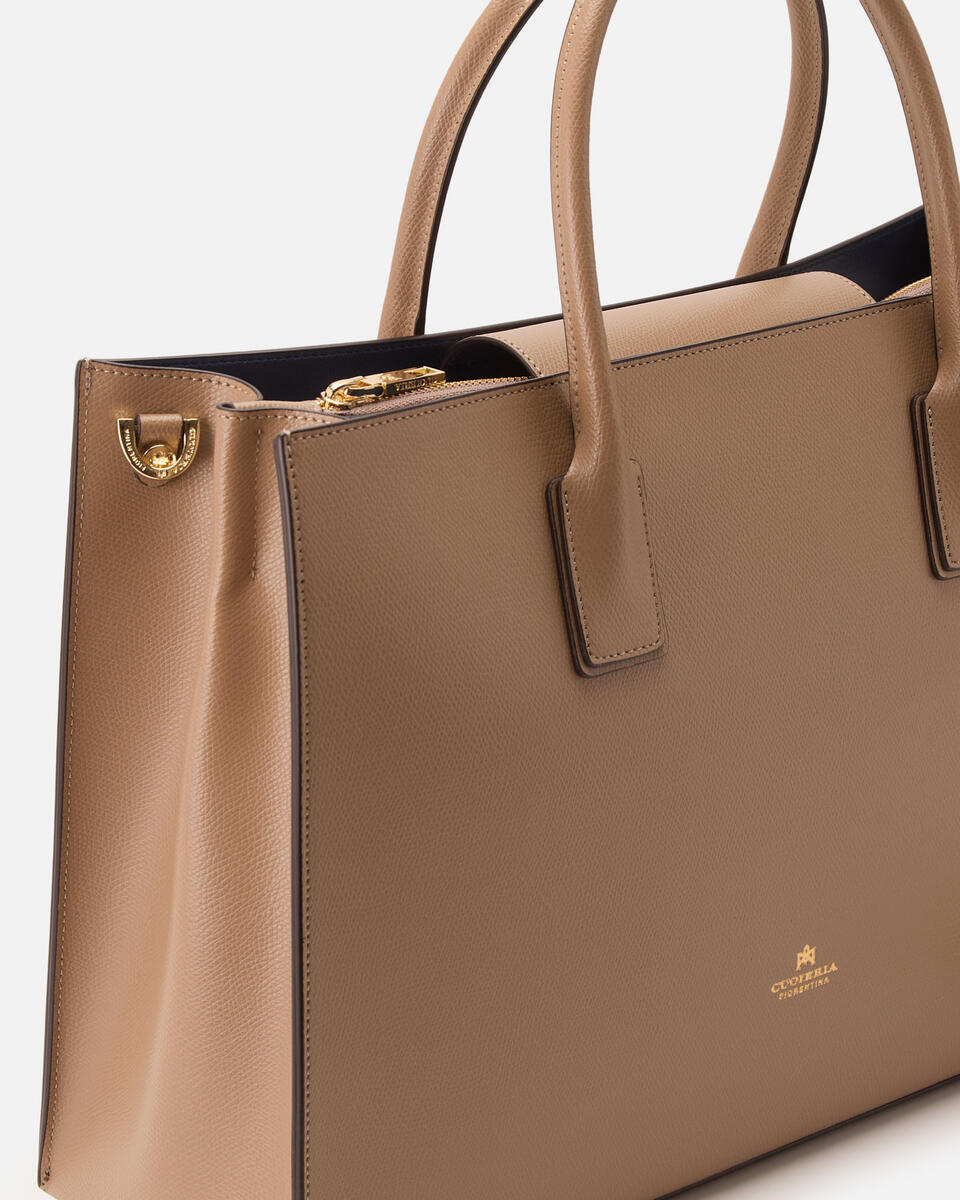 GROSSE HANDTASCHE Desert  - Cuoieria Fiorentina