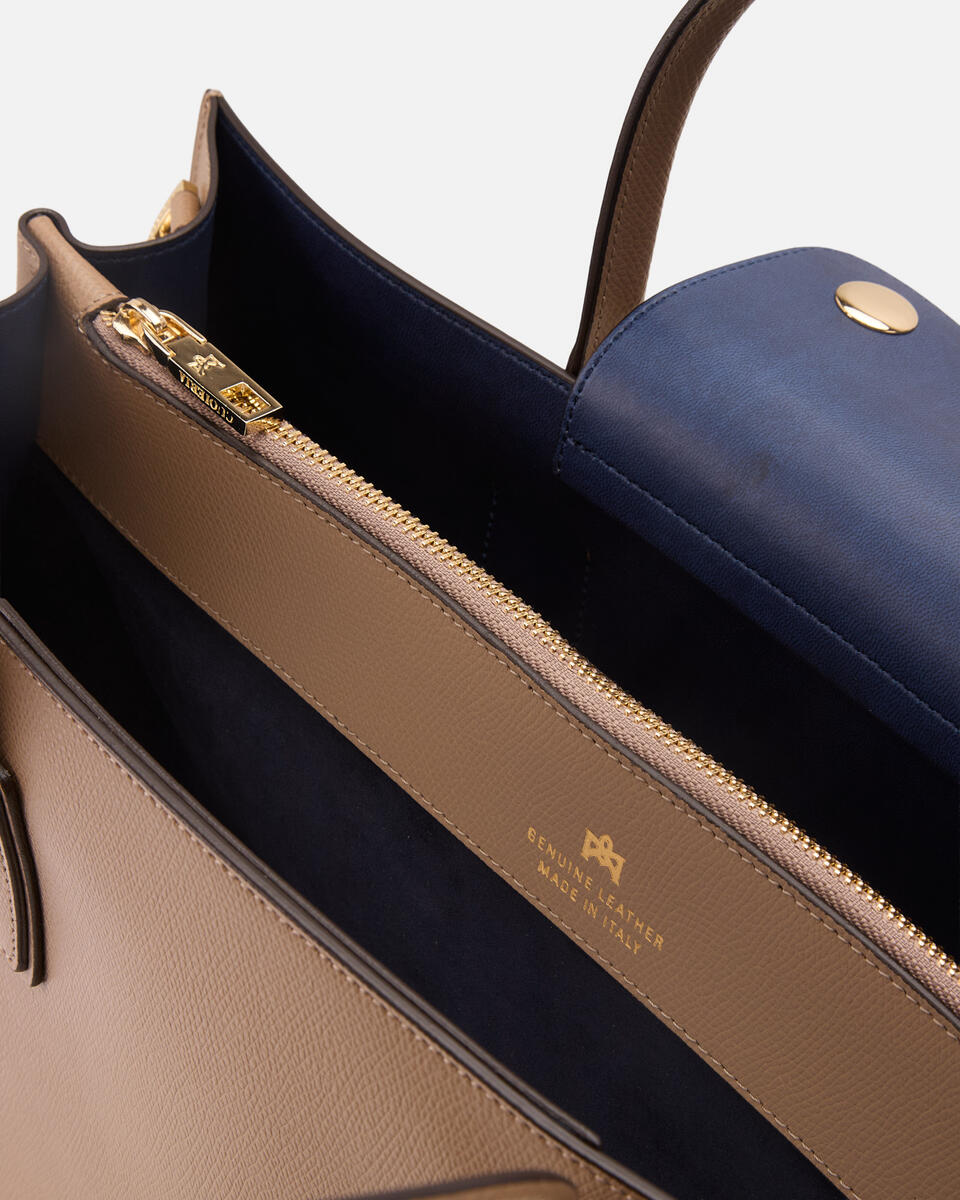 GROSSE HANDTASCHE Desert  - Cuoieria Fiorentina