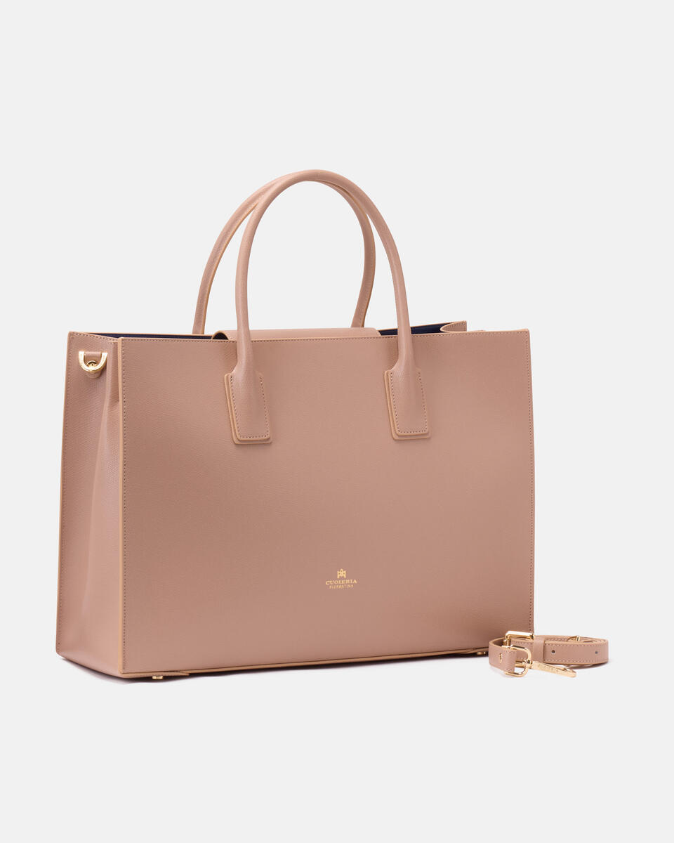 GROSSE HANDTASCHE Nude  - Cuoieria Fiorentina