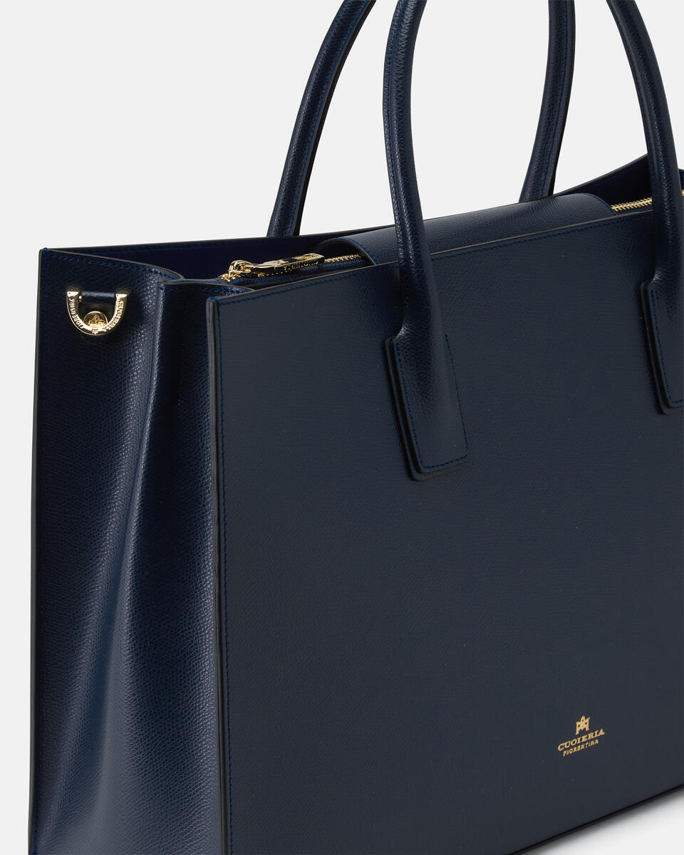 GROSSE HANDTASCHE Navy  - Handtaschen - Damen Taschen - Tasche - Cuoieria Fiorentina