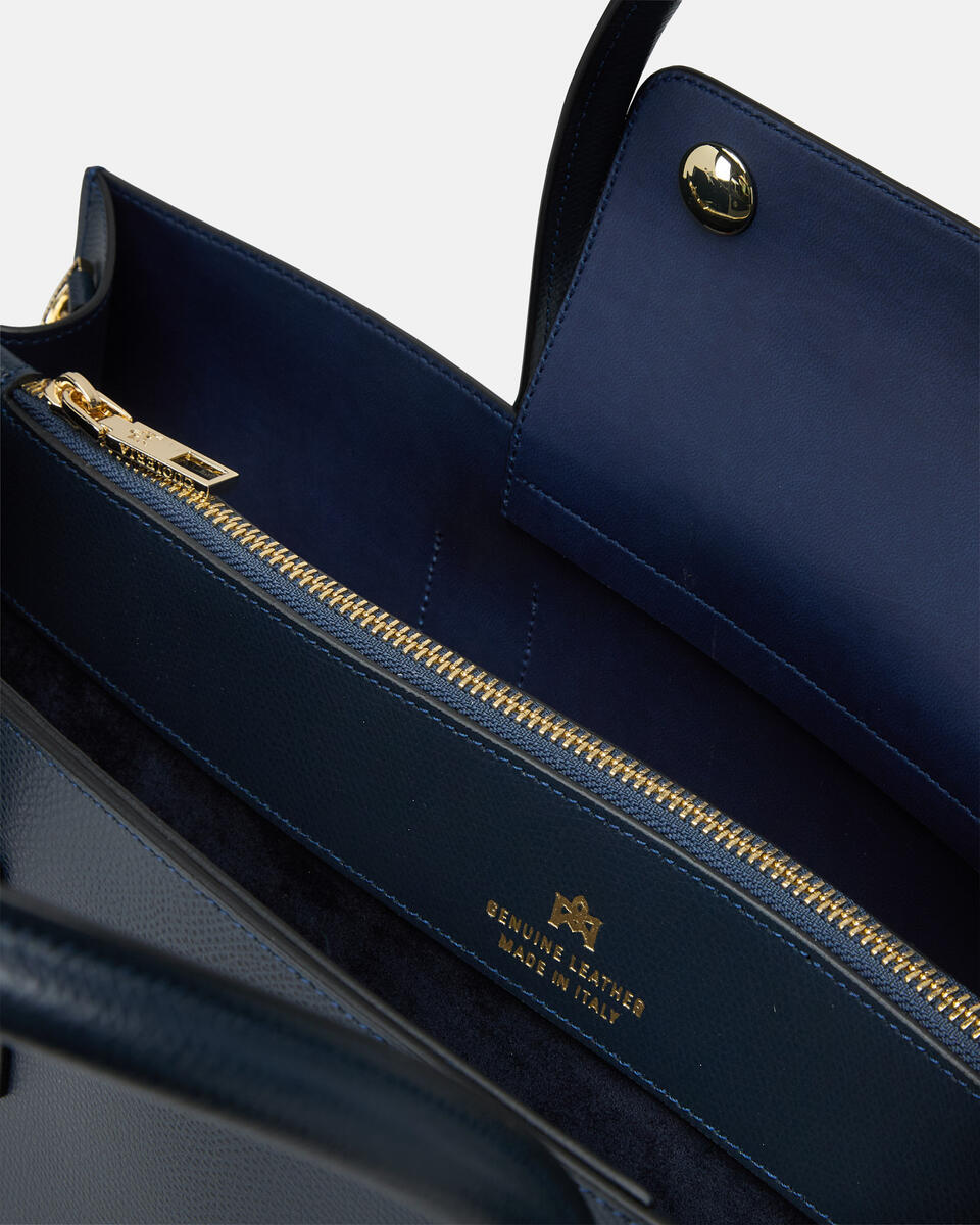 GROSSE HANDTASCHE Navy  - Handtaschen - Damen Taschen - Tasche - Cuoieria Fiorentina