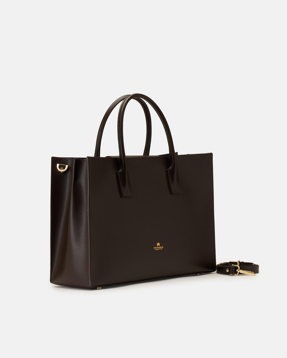 GROSSE HANDTASCHE Dunkelbraun  - Handtaschen - Damen Taschen - Tasche - Cuoieria Fiorentina