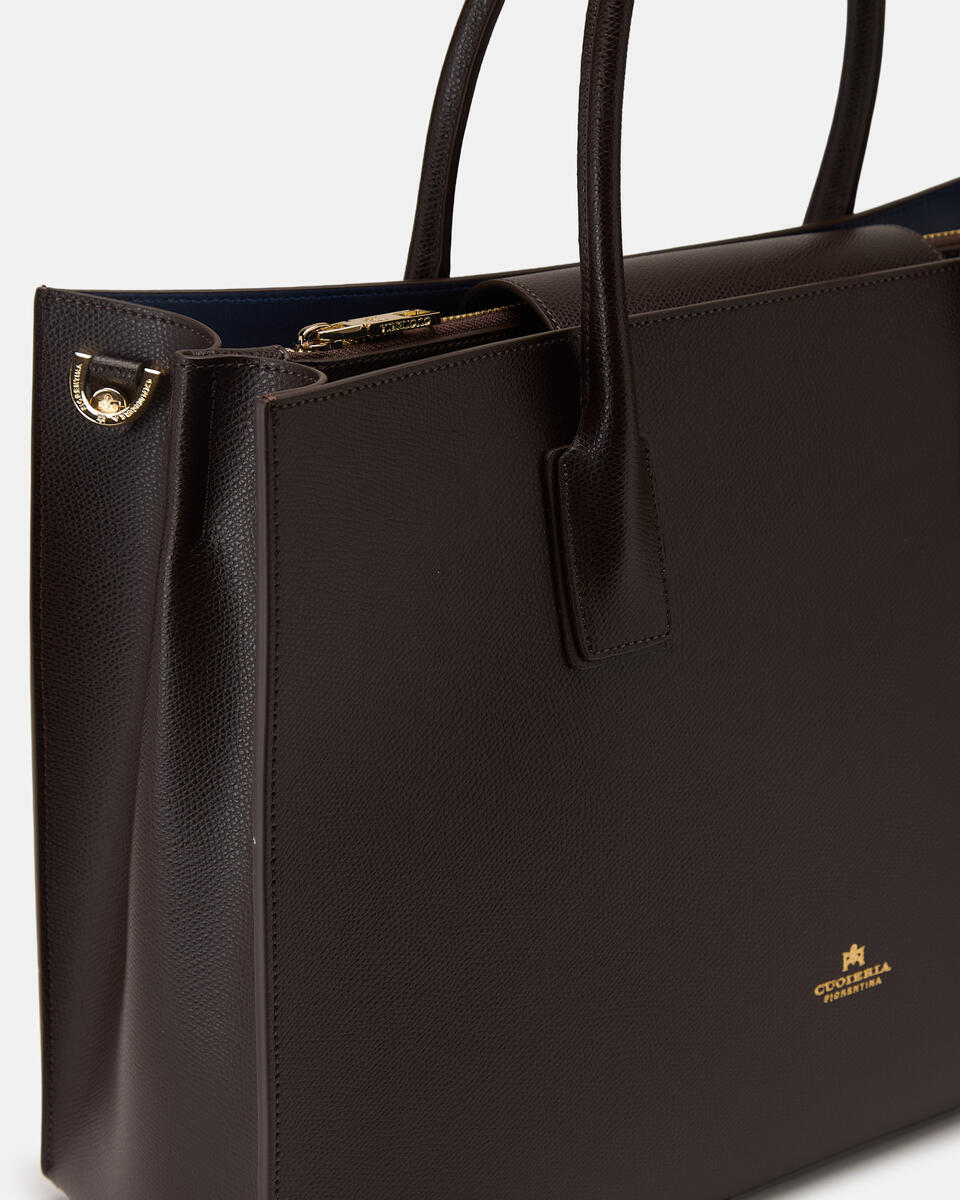 GROSSE HANDTASCHE Dunkelbraun  - Handtaschen - Damen Taschen - Tasche - Cuoieria Fiorentina