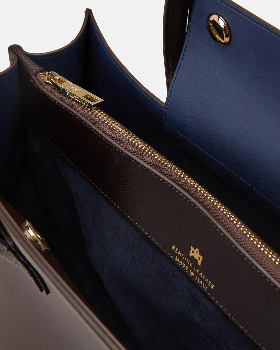 GROSSE HANDTASCHE Dunkelbraun  - Handtaschen - Damen Taschen - Tasche - Cuoieria Fiorentina