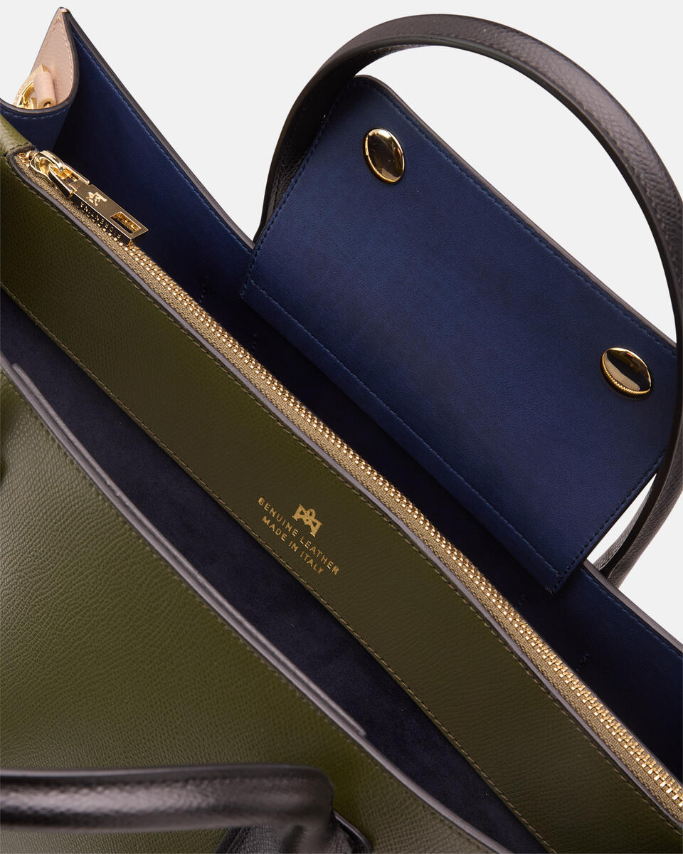 GROSSE HANDTASCHE MilitÄr  - Handtaschen - Damen Taschen - Tasche - Cuoieria Fiorentina