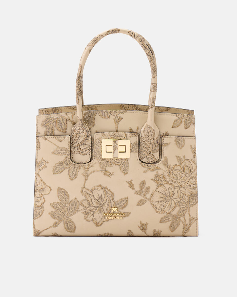 HANDTASCHE Taupe  - Handtaschen - Damen Taschen - Tasche - Cuoieria Fiorentina