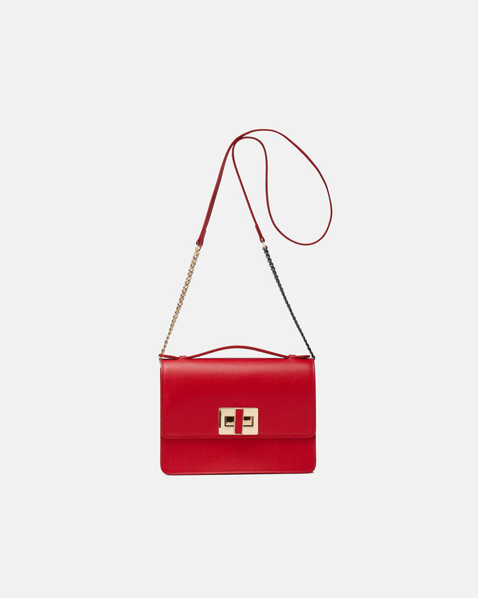 CLUTCH BAG Rot  - Mini Bags - Damen Taschen - Tasche - Cuoieria Fiorentina